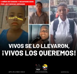 desaparición de niños en el gobierno de noboa.